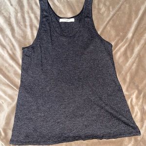 Like new dark gray ribbed tank